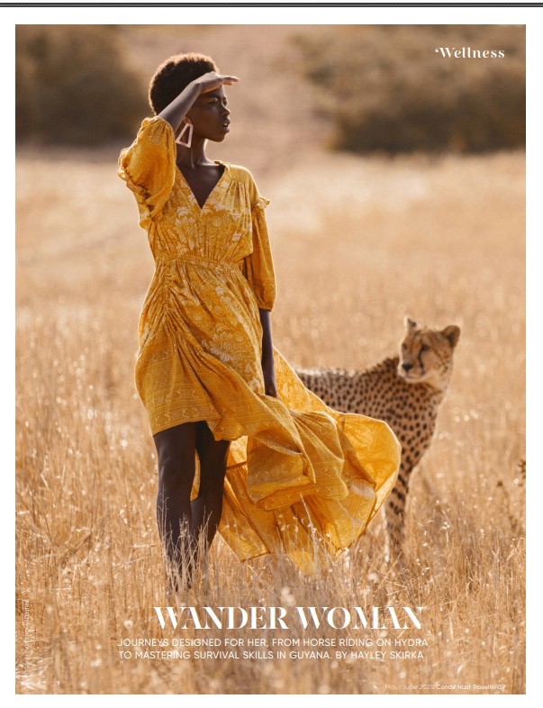 Condé Nast Traveller Wander Woman feature introducing journeys designed for women